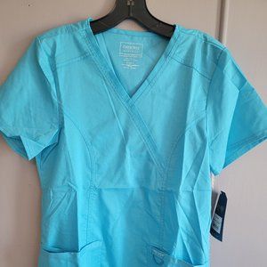 Small Mock wrap scrub top